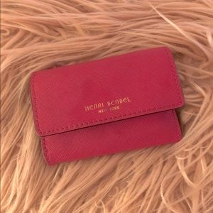 Henri Bendel Pink Card Wallet